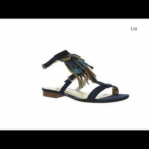 Brian Atwood Megan Blue Sandal